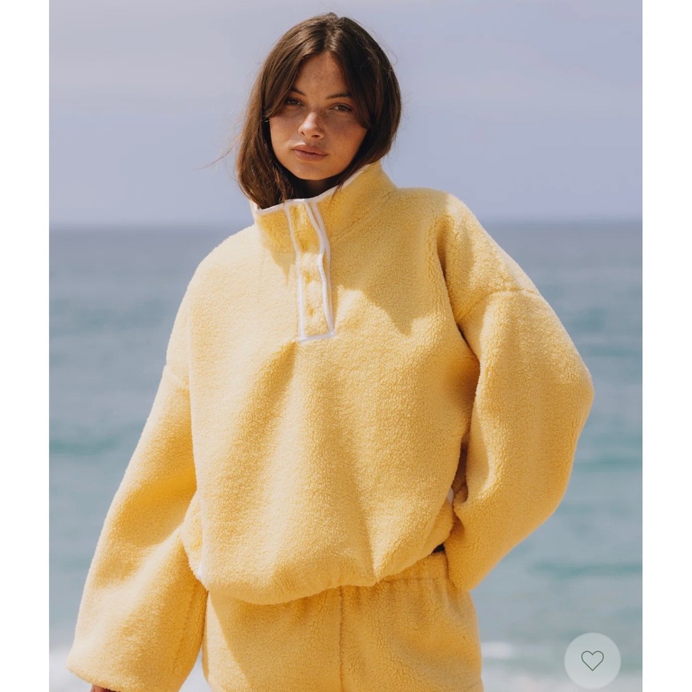 Daily Drills Sherpa Jacket Sunny Size XS/S NWT $150 MSRP